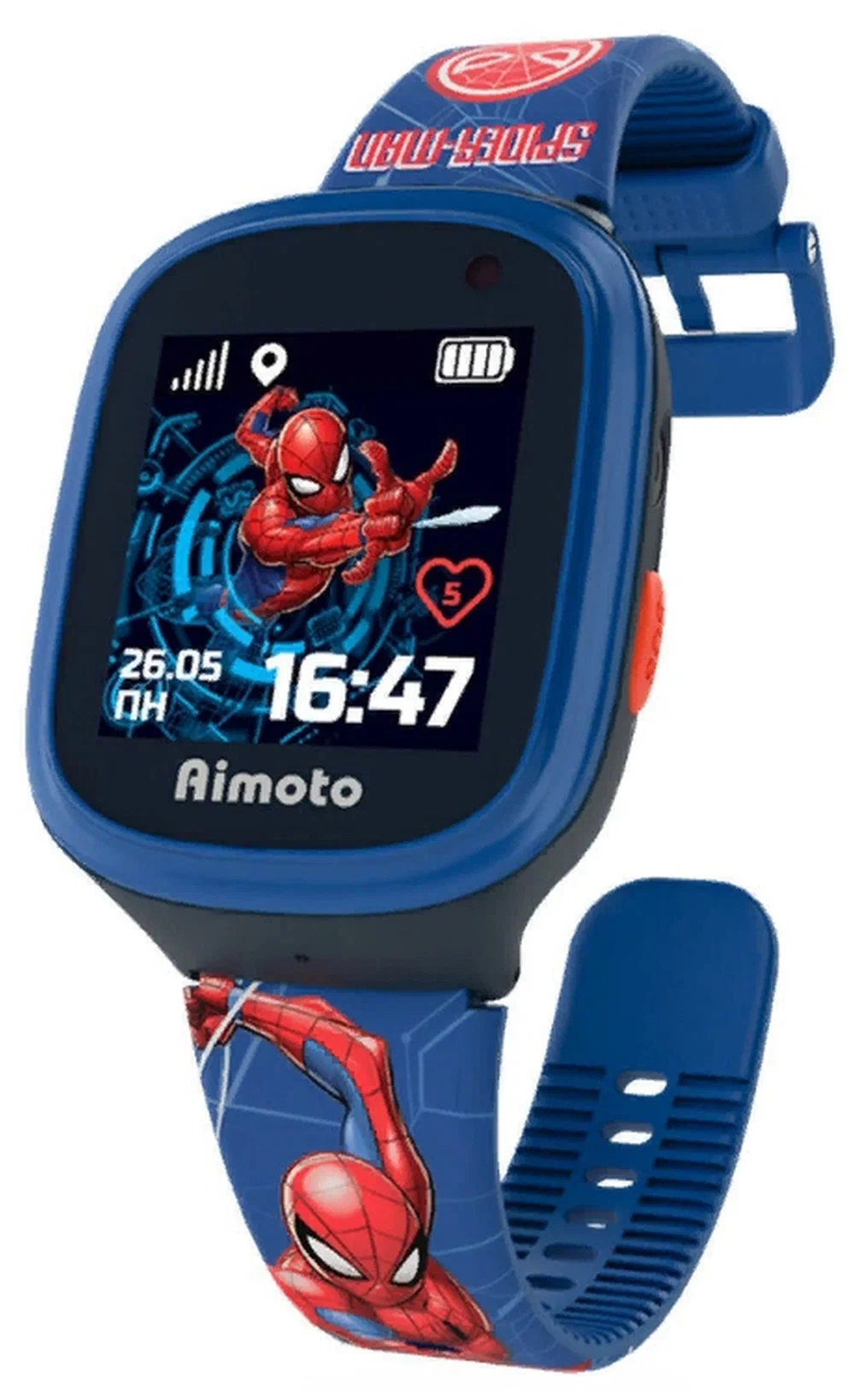 Детские смарт-часы Aimoto с GPS Disney Человек-паук в Челябинске купить по недорогим ценам с доставкой